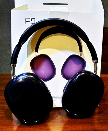 New P9 WIRELESS Hi-Fi Stereo Headphones | Bluetooth & AUX Connectivity | Deep Bass & Built-in Mic | Ultimate Sound, Unlimited Connectivity!