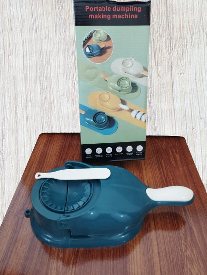 2-in-1 Samosa and Portable Dumpling Maker – Quick Manual Wrapper Presser and Dough Skin Molder